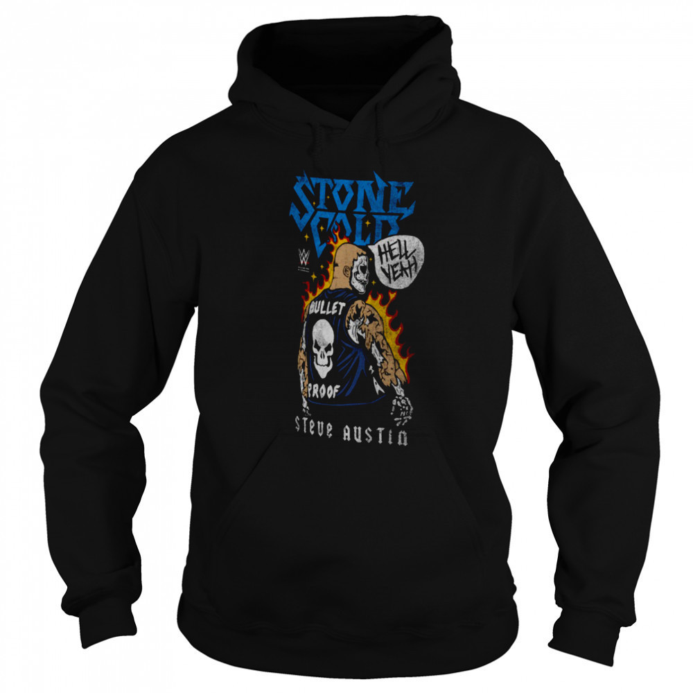 Stone Cold Steve Austin Ripple Junction Skeleton T Shirt Sweatshirt