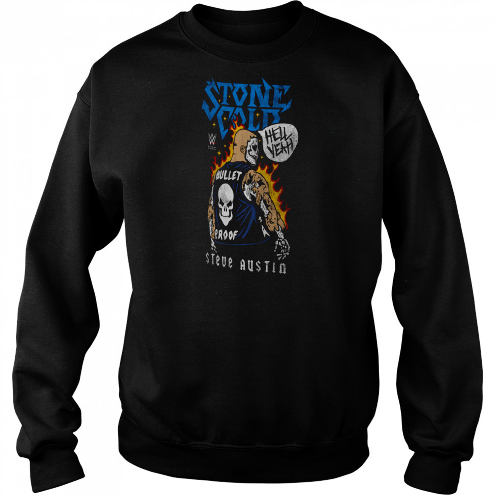 Stone Cold Steve Austin Ripple Junction Skeleton T Shirt Hoodie