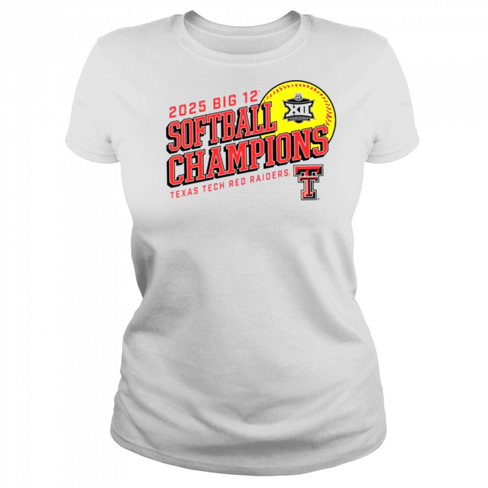 Texas Tech Red Raiders 2025 Big 12 Softball Conference Tournament Champions T Shirt Women's T-shirt
