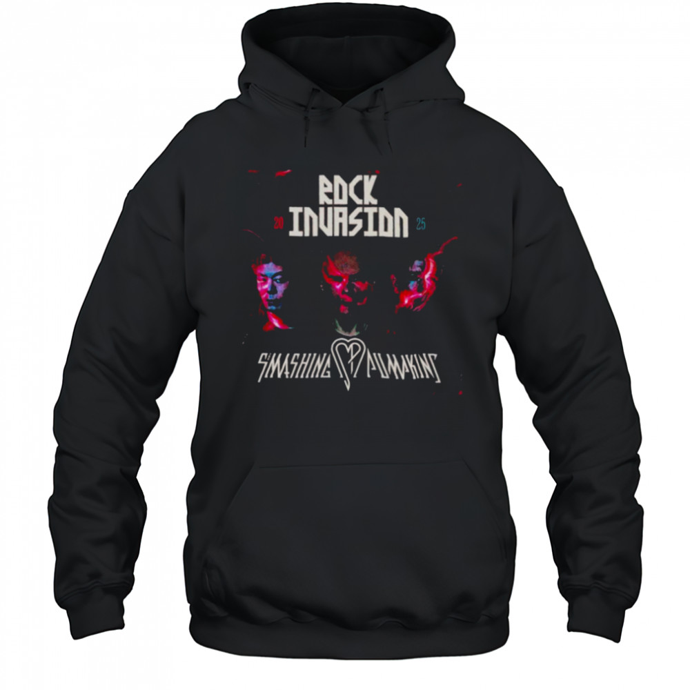 The Smashing Pumpkins Rock Invasion 2025 Tour T shirts Hoodie