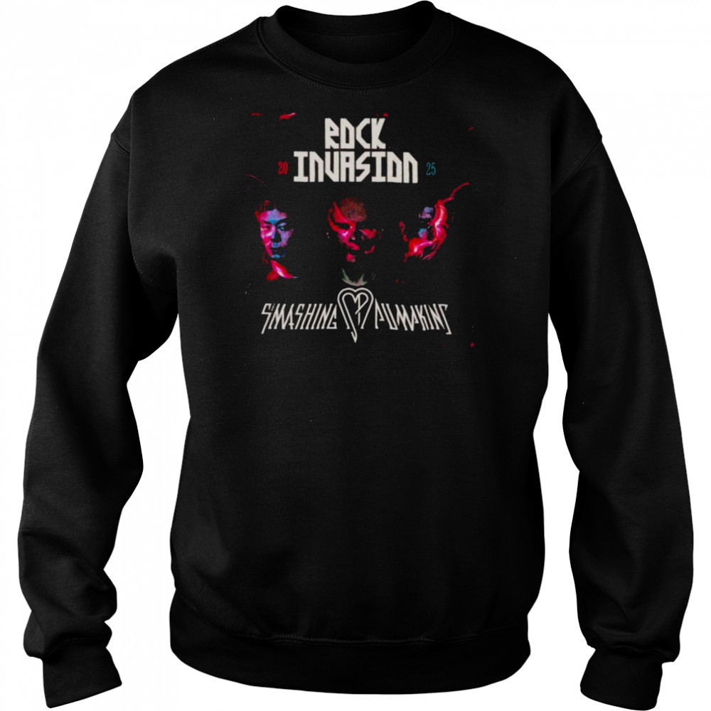 The Smashing Pumpkins Rock Invasion 2025 Tour T shirts Hoodie