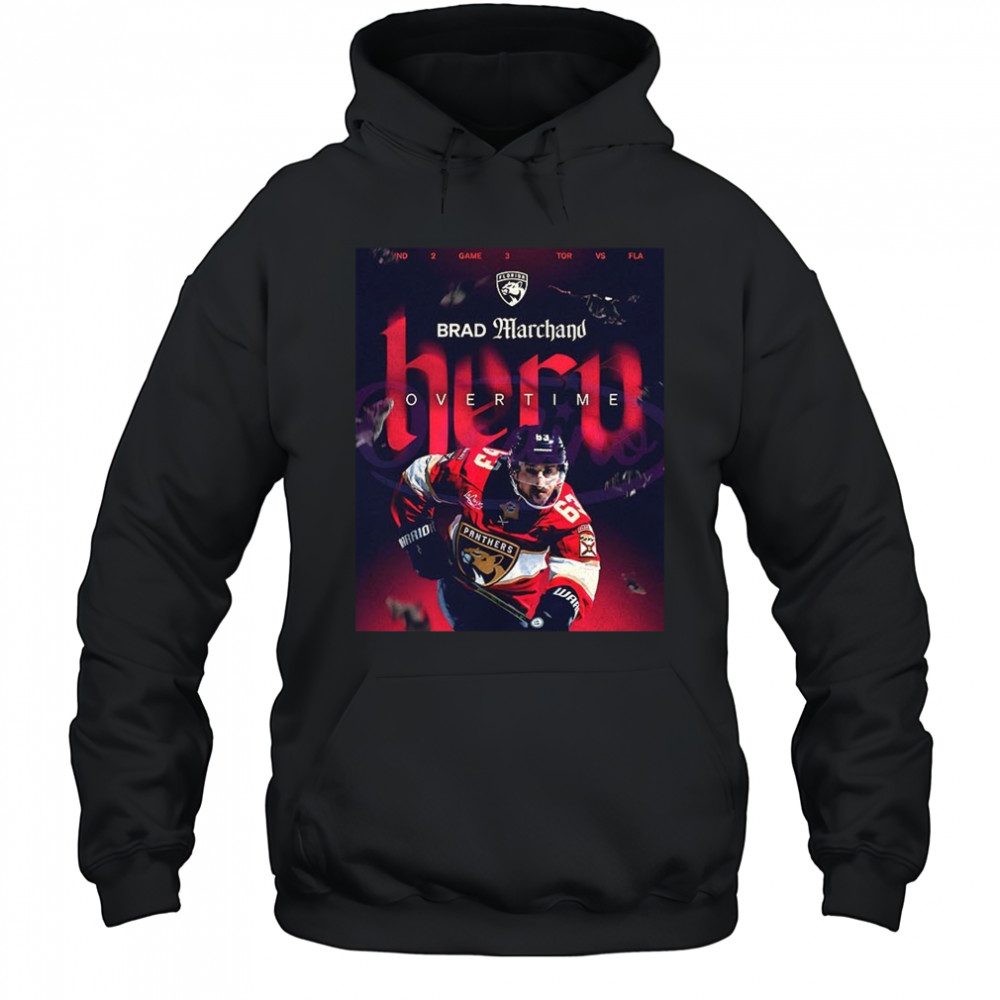 There goes our herooo Brad Marchand Florida Panther shirt Hoodie