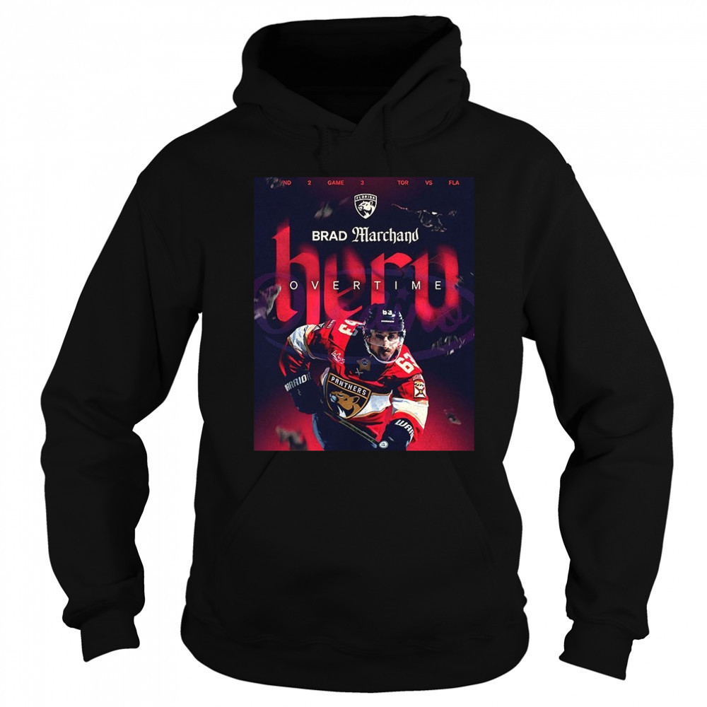 There goes our herooo Brad Marchand Florida Panther shirt Sweatshirt