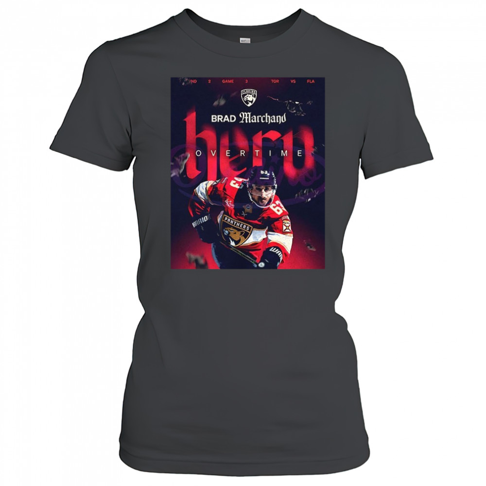 There goes our herooo Brad Marchand Florida Panther shirt Women's T-shirt