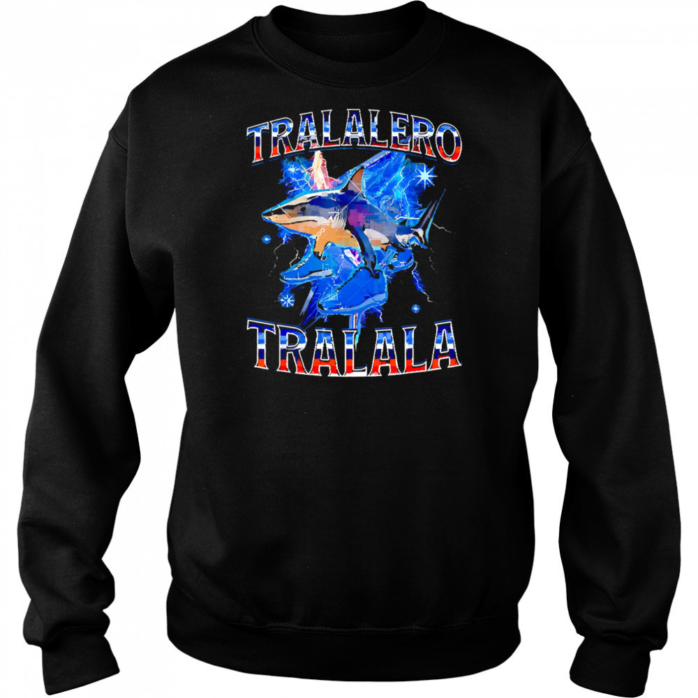 Tralalero Tralala Shark Brainrot Meme shirt Hoodie