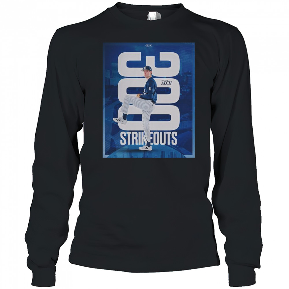Tucker Alch Notched His 300th Career Strikeout In The Top Of The Third Inning Against PVAMU T-Shirt Long Sleeved