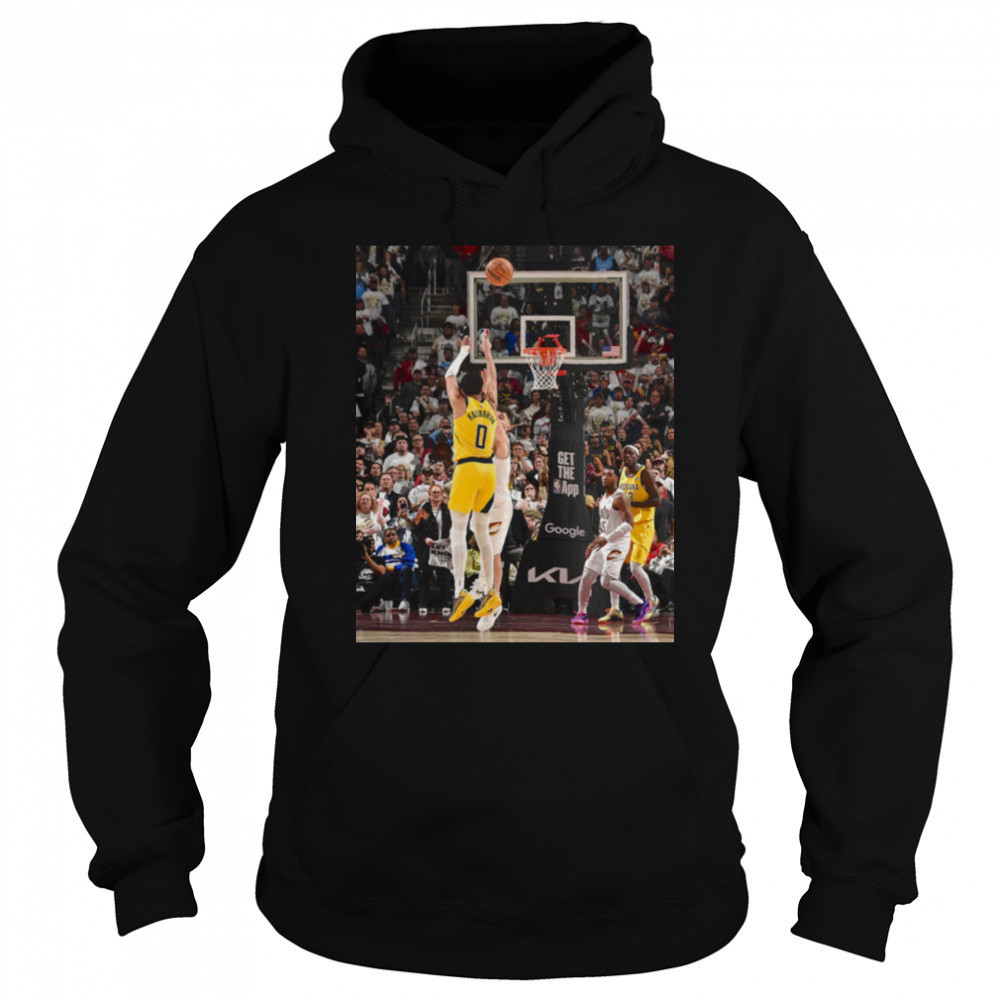 Tyrese Haliburton Indiana Pacers 2025 NBA Game Frames T Shirt Sweatshirt