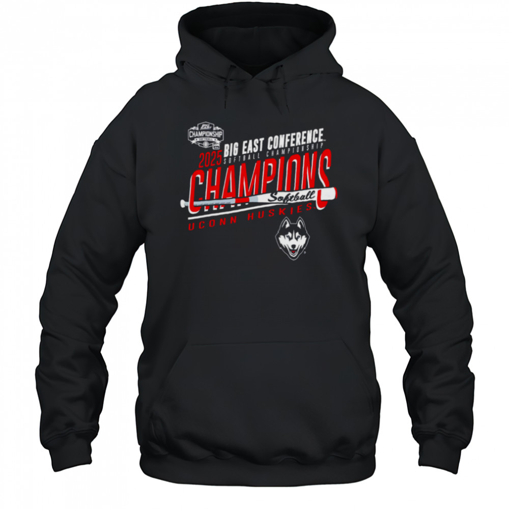 UConn Huskies 2025 Big East Softball Champions shirt Hoodie