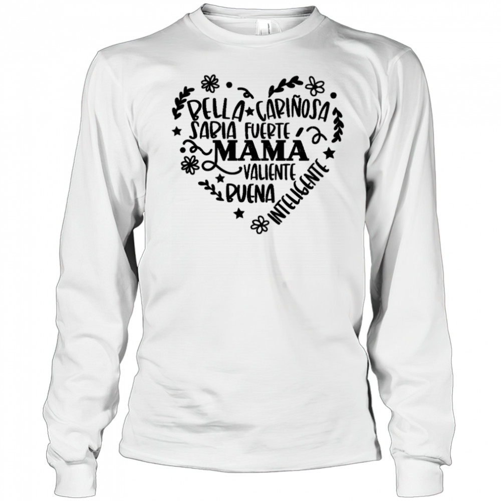 Vintage Heart Mothers Day shirt Long Sleeved