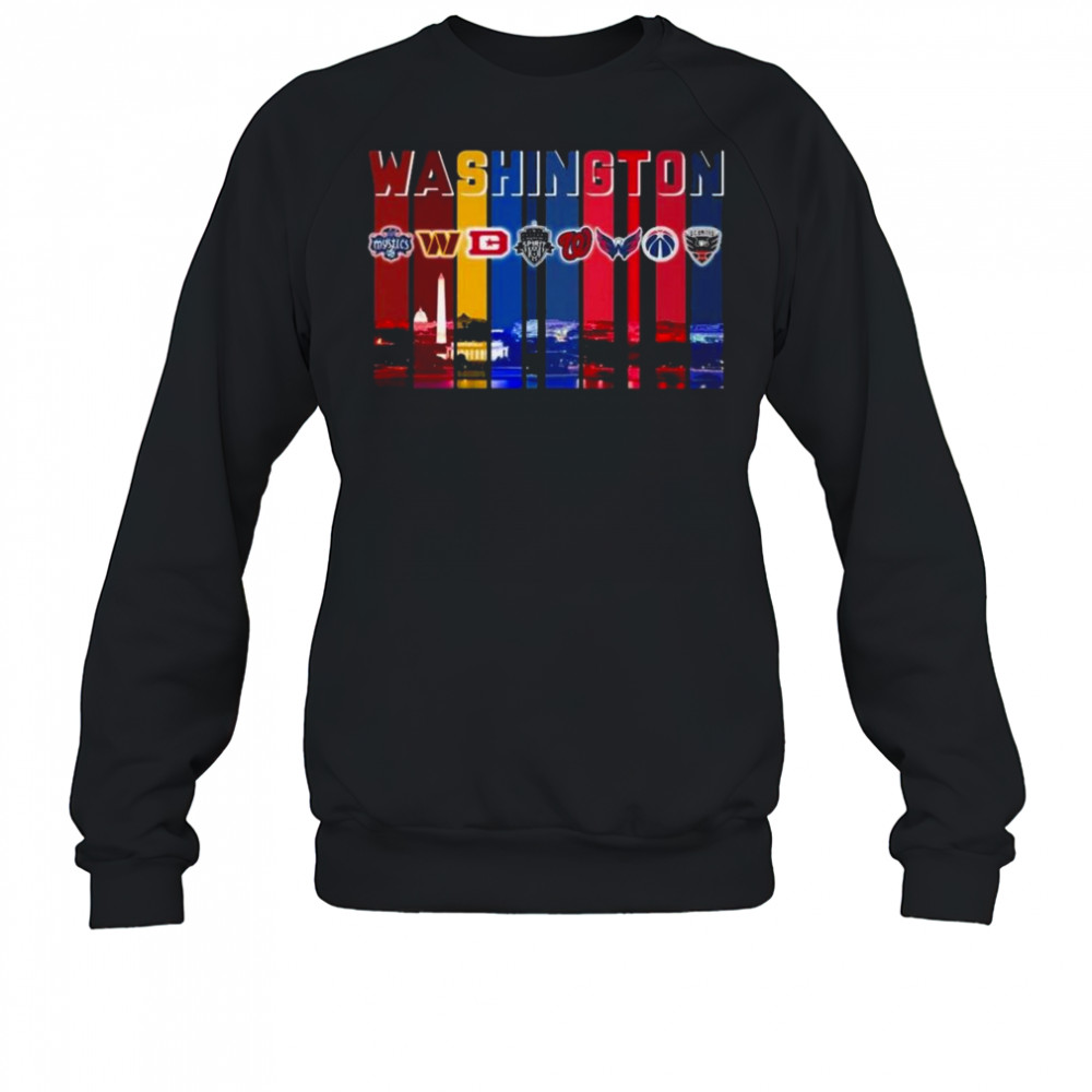 Washington Commanders Capitals Washington Mystics Nationals Sport City Shirt Sweatshirt