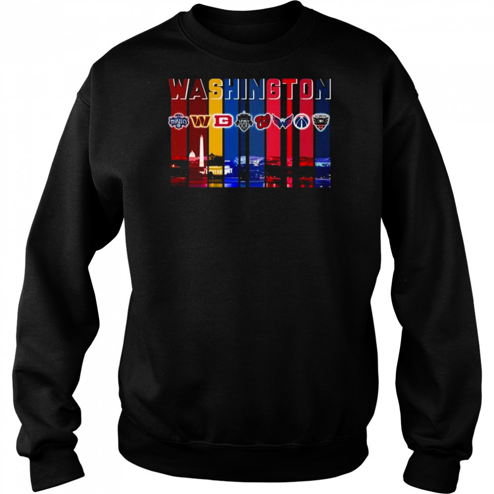 Washington Commanders Capitals Washington Mystics Nationals Sport City Shirt Hoodie