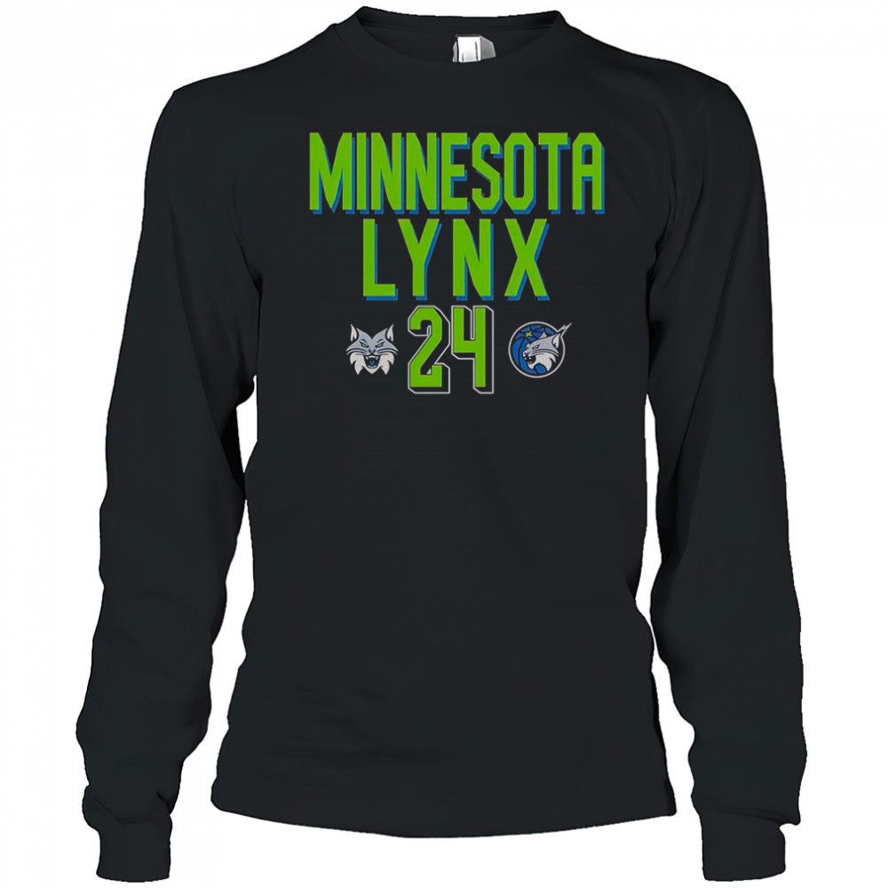 WNBA Minnesota Lynx Napheesa Collier 24 T-Shirt Long Sleeved