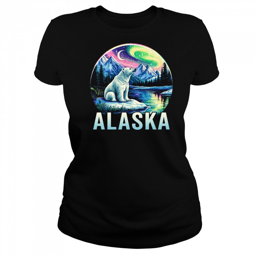 Alaska Northern Lights Aurora Viewing Vacation Alaska Trip shirt Women's T-shirt