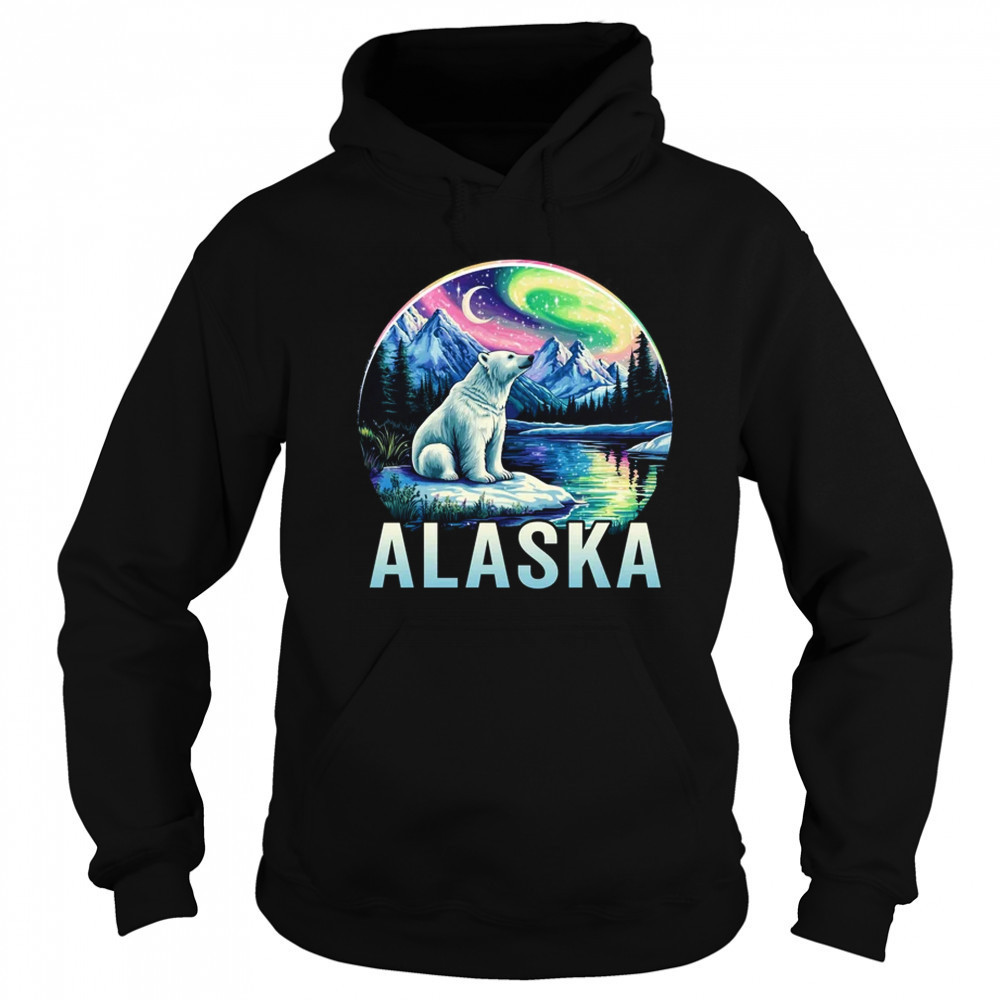 Alaska Northern Lights Aurora Viewing Vacation Alaska Trip shirt Sweatshirt