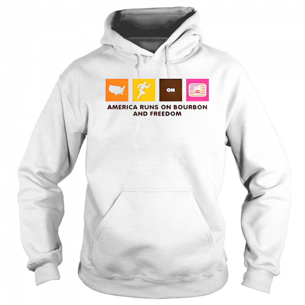 America Runs On Bourbon And Freedom T-Shirt Sweatshirt