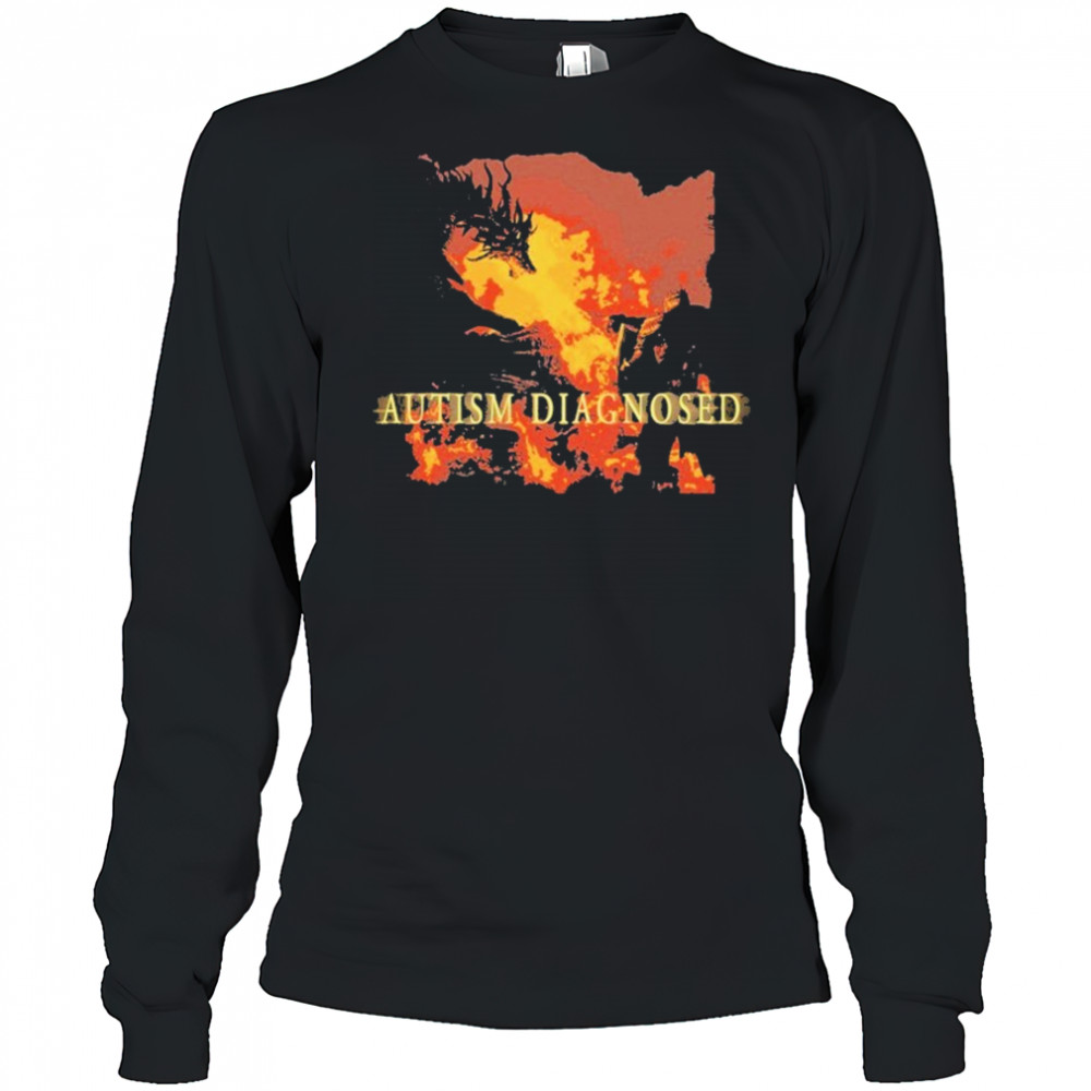 Autism Diagnosed T-shirt Long Sleeved