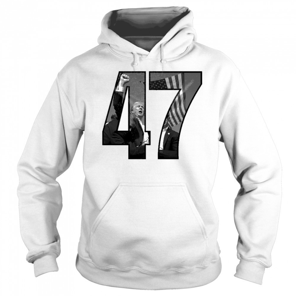 Charlie Kirk Trump 47 Fighting T-shirt Sweatshirt