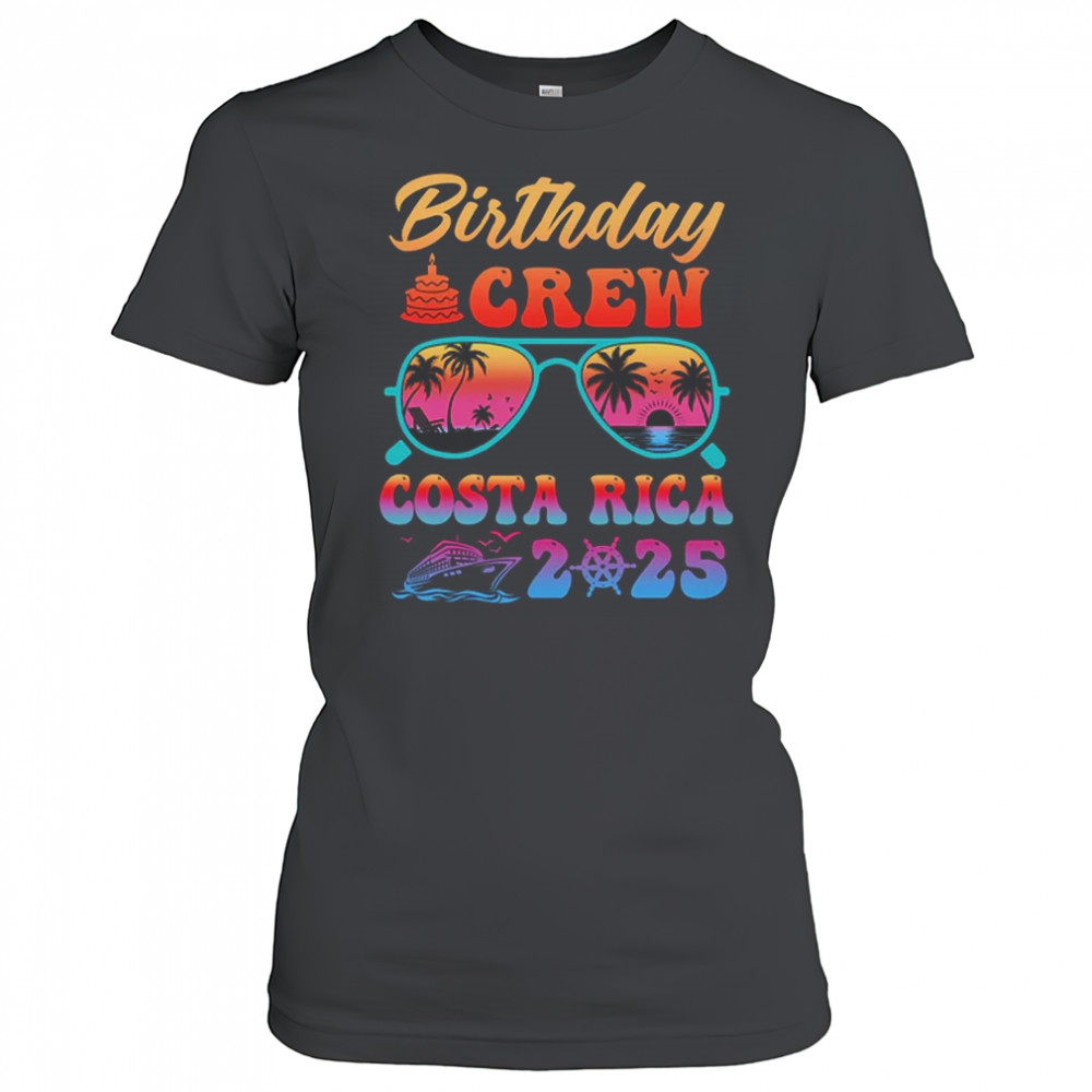 Costa Rica Birthday Crew Vacation Cruise 2025 Summer Trip Group shirt Women's T-shirt