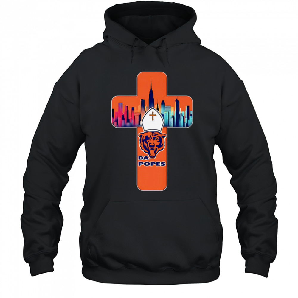 Da Popes Chicago Bears skyline shirt Hoodie