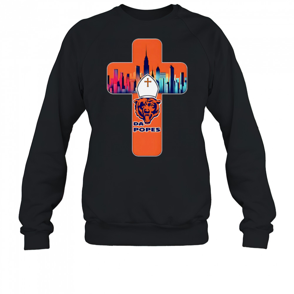 Da Popes Chicago Bears skyline shirt Sweatshirt