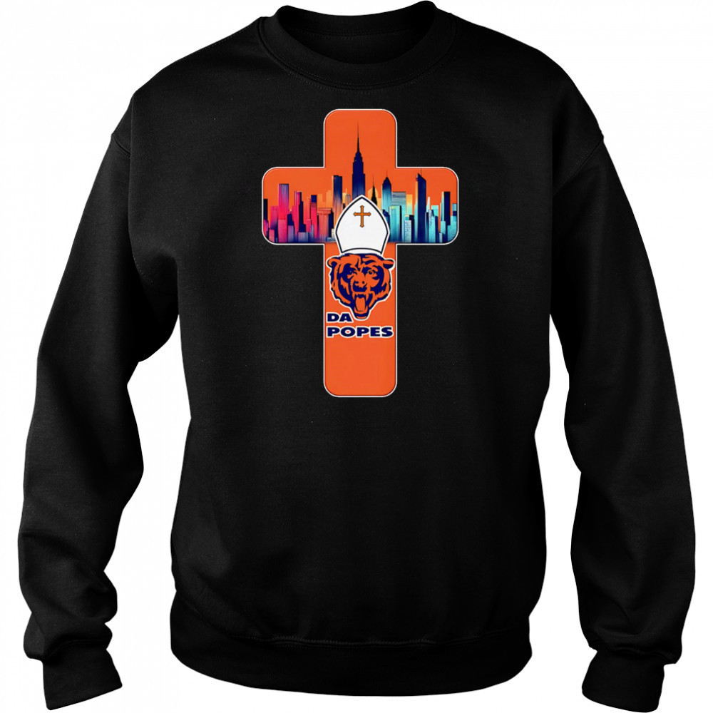 Da Popes Chicago Bears skyline shirt Hoodie