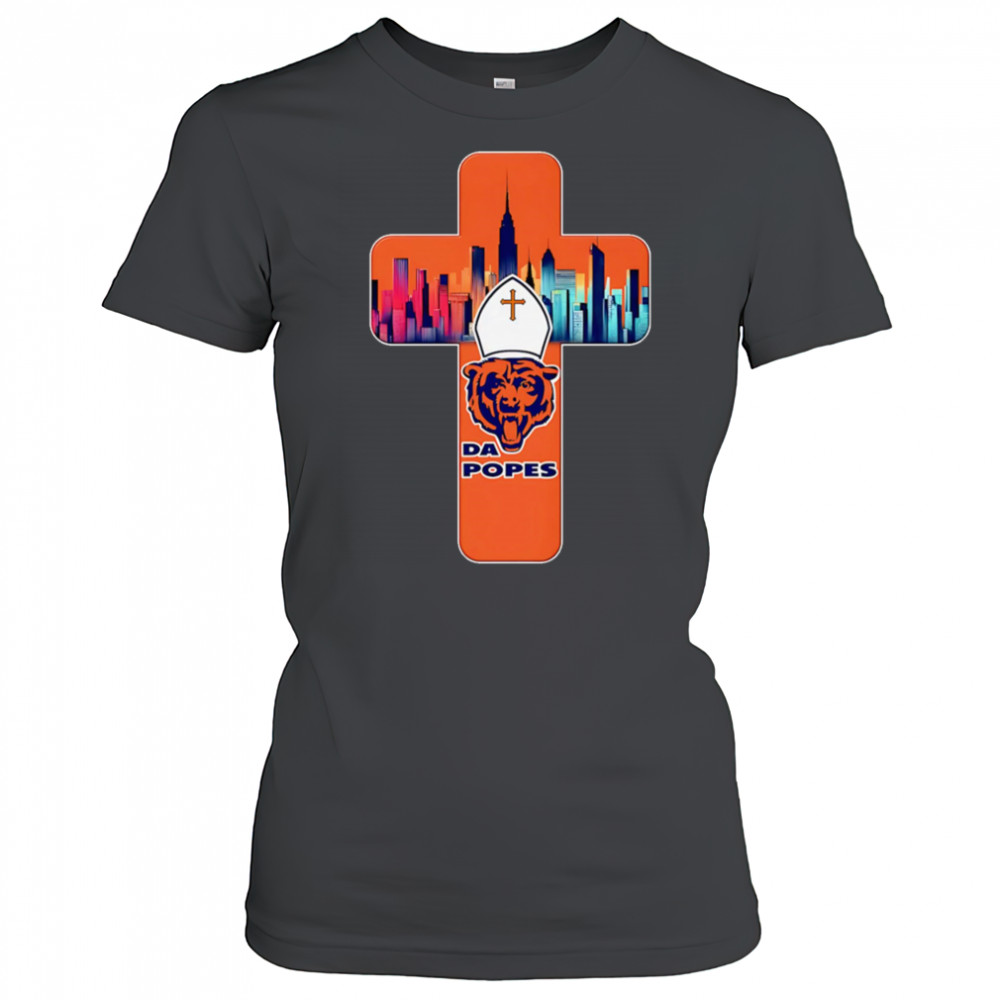 Da Popes Chicago Bears skyline shirt Women's T-shirt