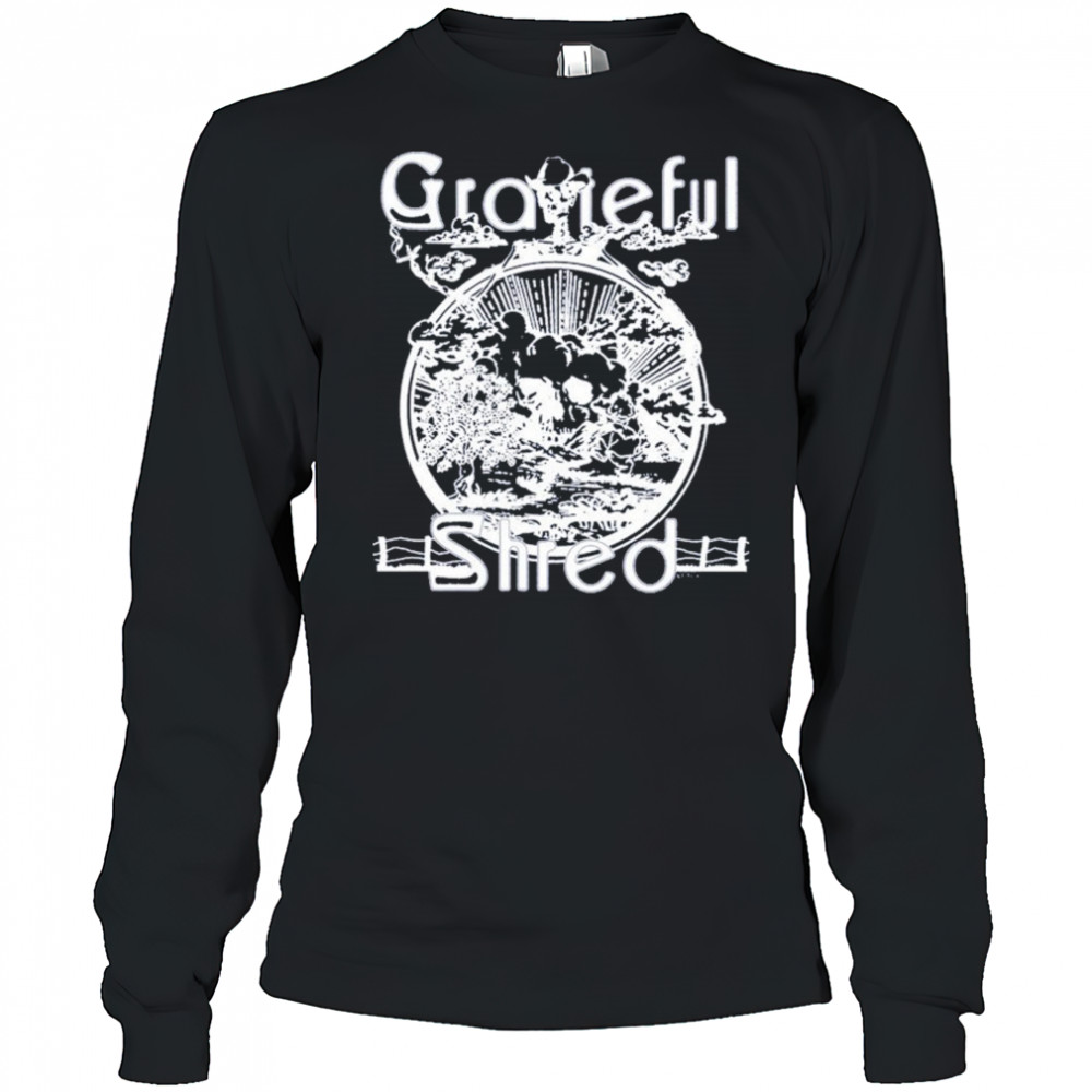 Grateful Shred Clouds T-shirt Long Sleeved