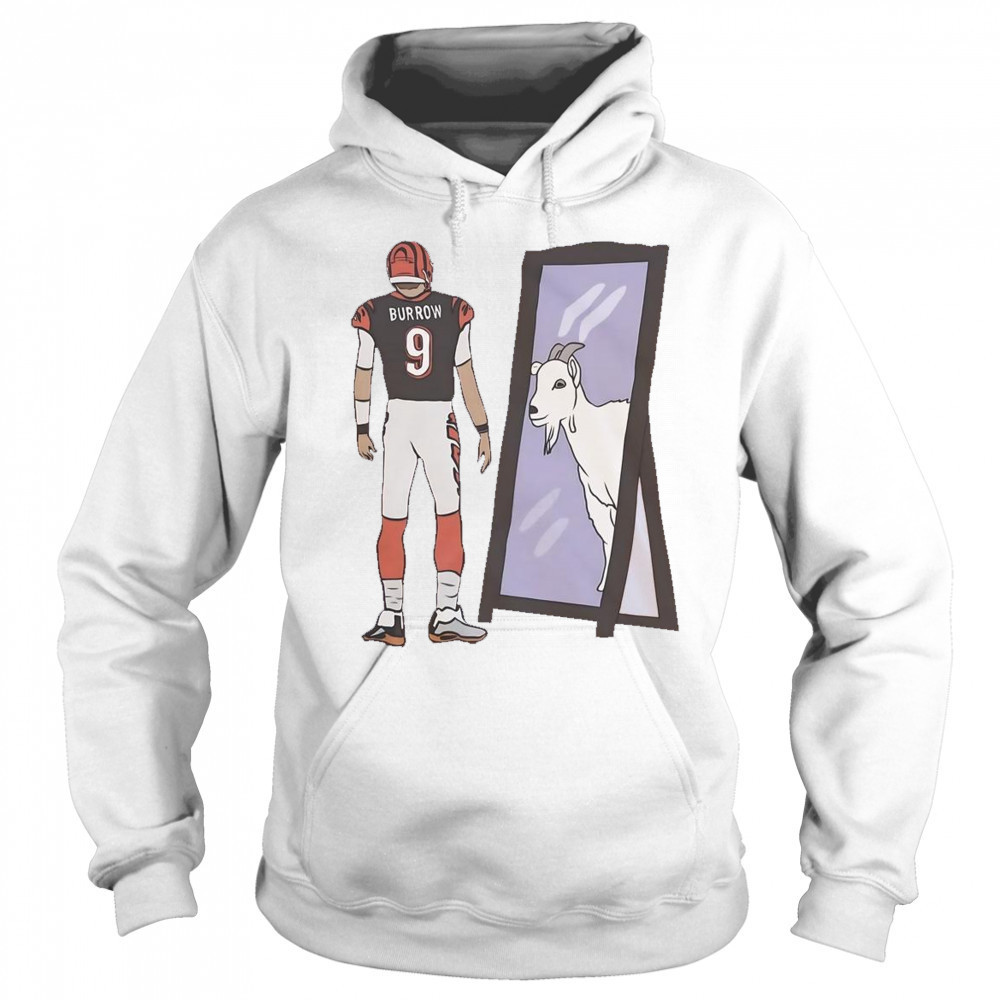 Joe Burrow Mirror Goat Cincinnati Football T-Shirt Sweatshirt