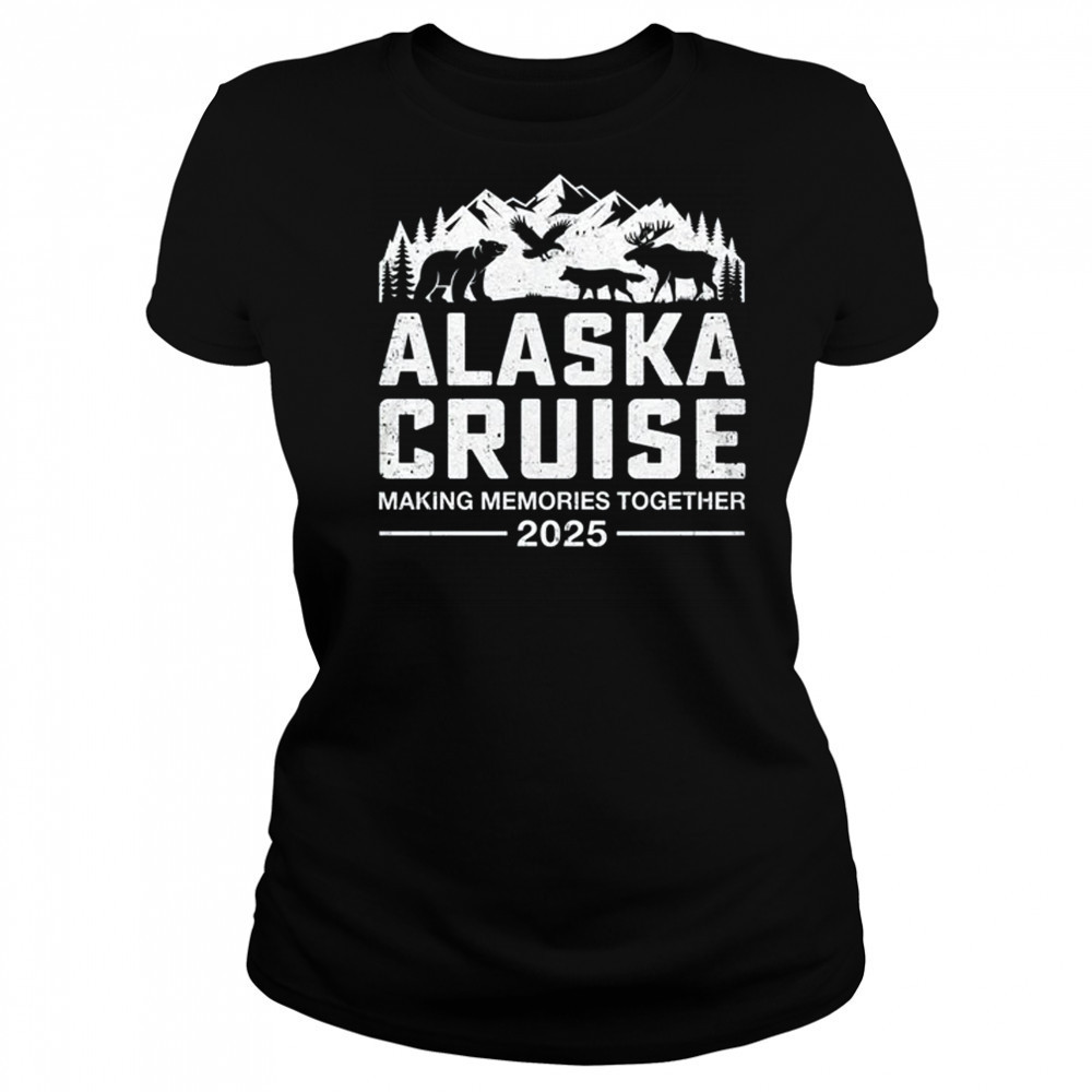 Matching Alaskan Family And Friends Group Alaska Cruise 2025 shirt Women's T-shirt