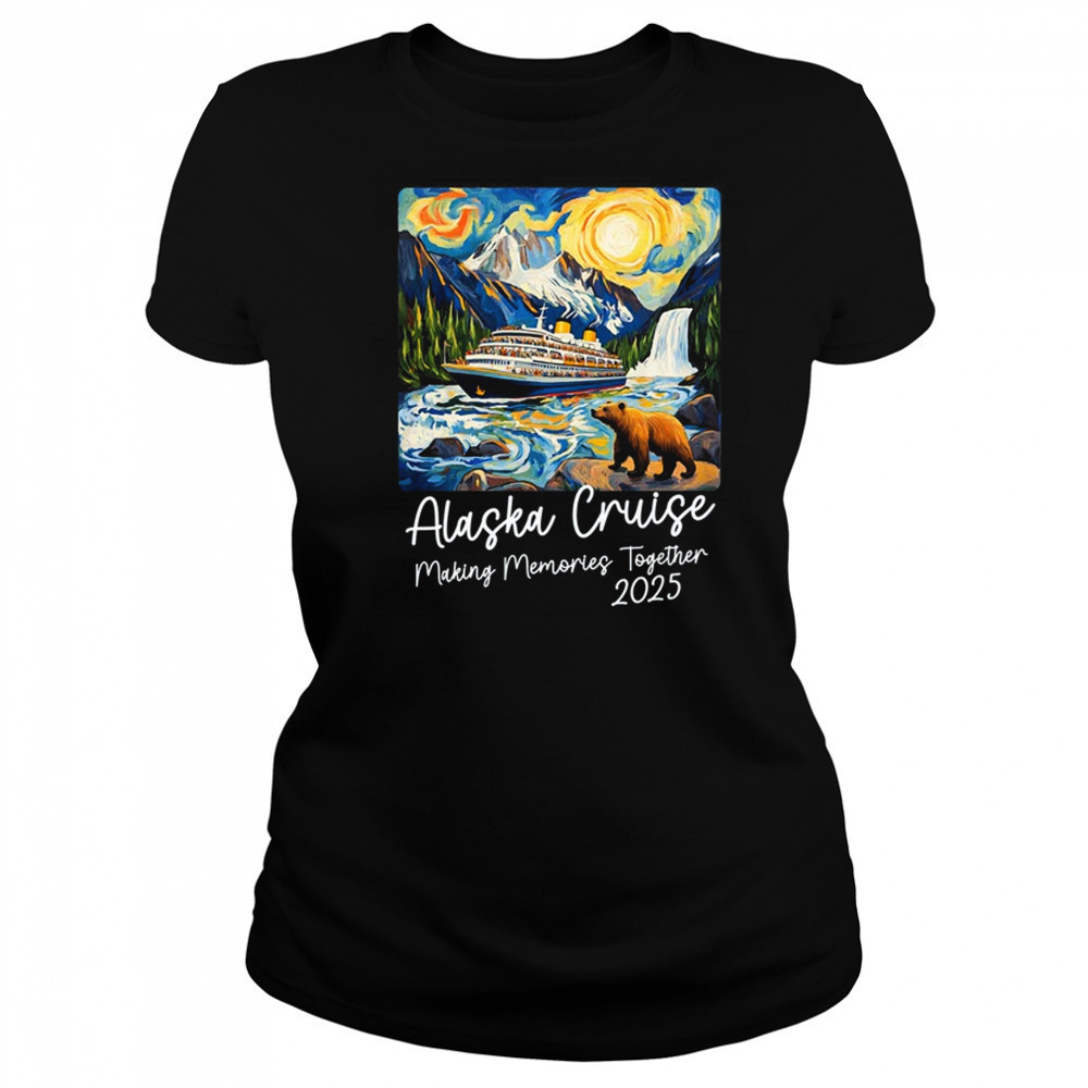 Matching Alaskan Family Friends And Group Alaska Cruise 2025 shirt Women's T-shirt