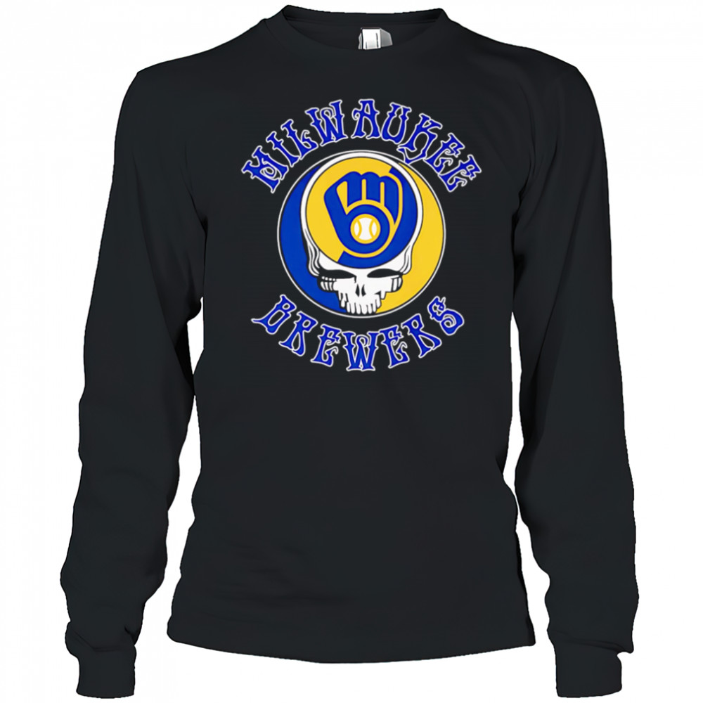 Milwaukee Brewers Grateful Dead shirt Long Sleeved