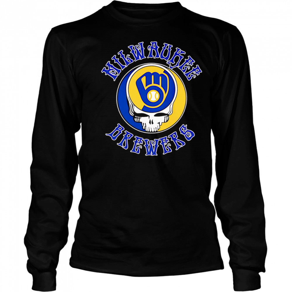 Milwaukee Brewers Grateful Dead shirt Long Sleeved