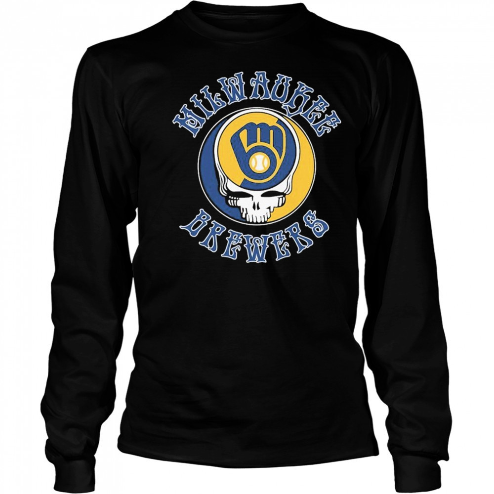 Milwaukee Brewers X Grateful Dead T-shirt Long Sleeved
