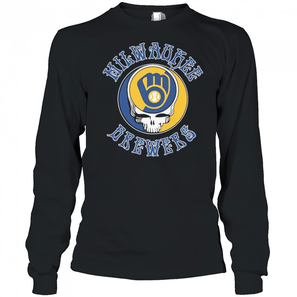 Milwaukee Brewers X Grateful Dead T-shirt Long Sleeved