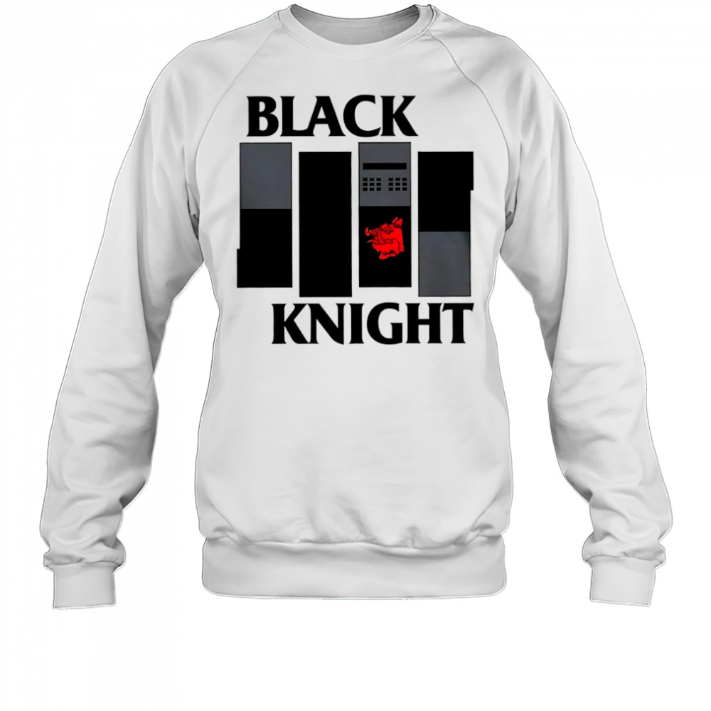 Monty Python and the Holy Grail and the punk rock band black flag black knight band shirt Sweatshirt