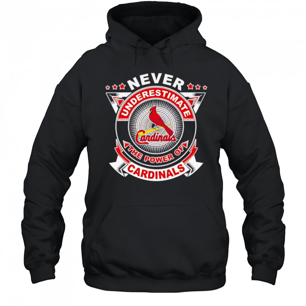 Never underestimate the power of Cardinals shirt Hoodie