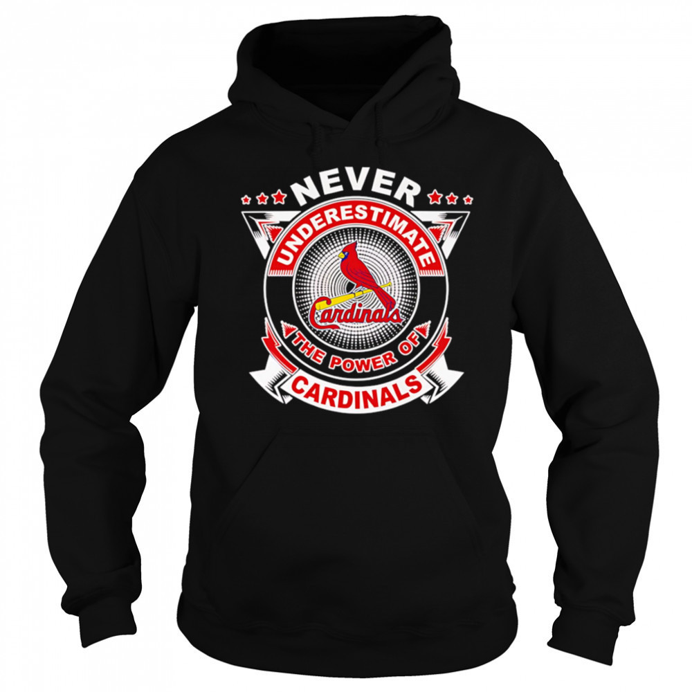 Never underestimate the power of Cardinals shirt Sweatshirt