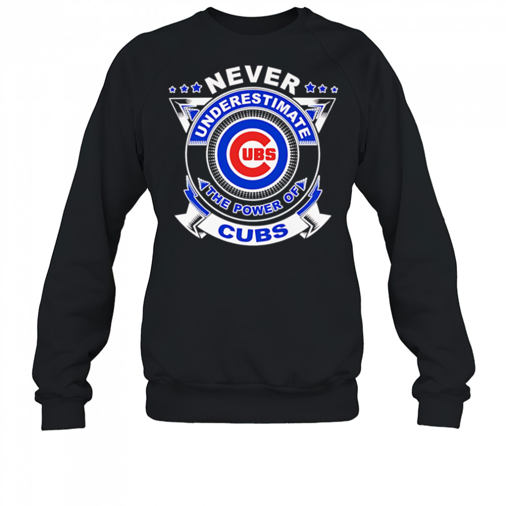 Never underestimate the power of Cubs shirt Sweatshirt