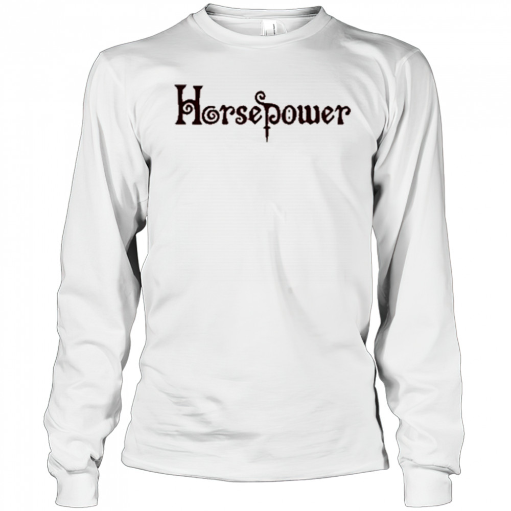 Rose Garden Horsepower Logo T-shirt Long Sleeved