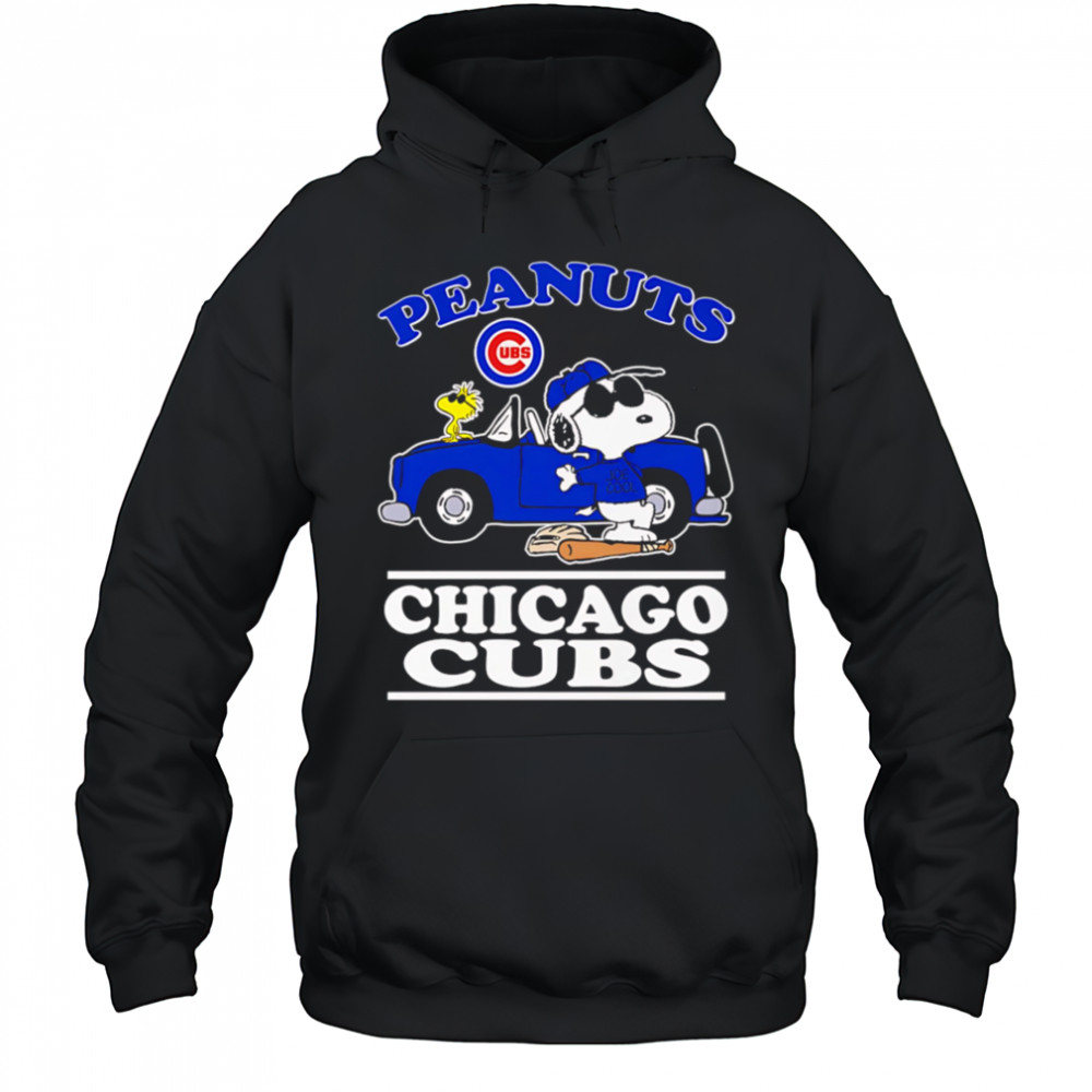 Snoopy and Woodstock Peanuts Chicago Cubs shirt Hoodie