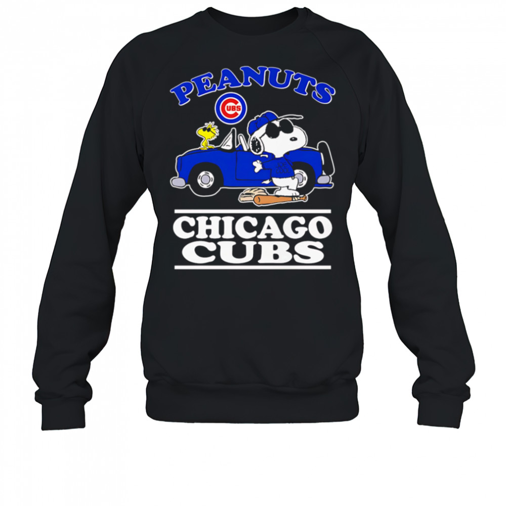 Snoopy and Woodstock Peanuts Chicago Cubs shirt Sweatshirt