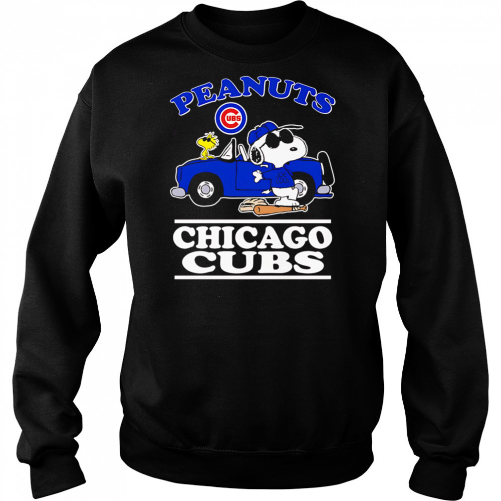 Snoopy and Woodstock Peanuts Chicago Cubs shirt Hoodie
