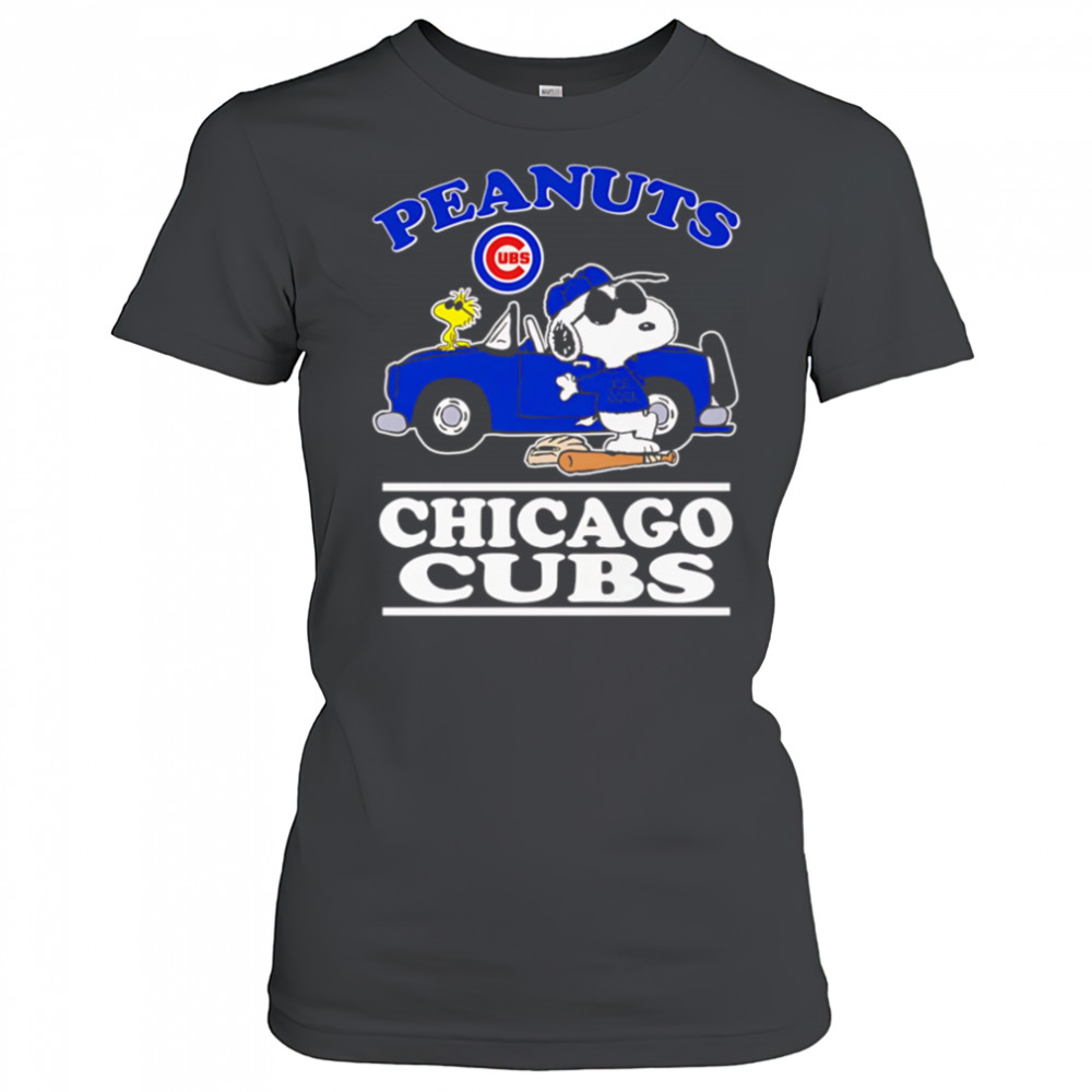 Snoopy and Woodstock Peanuts Chicago Cubs shirt Women's T-shirt
