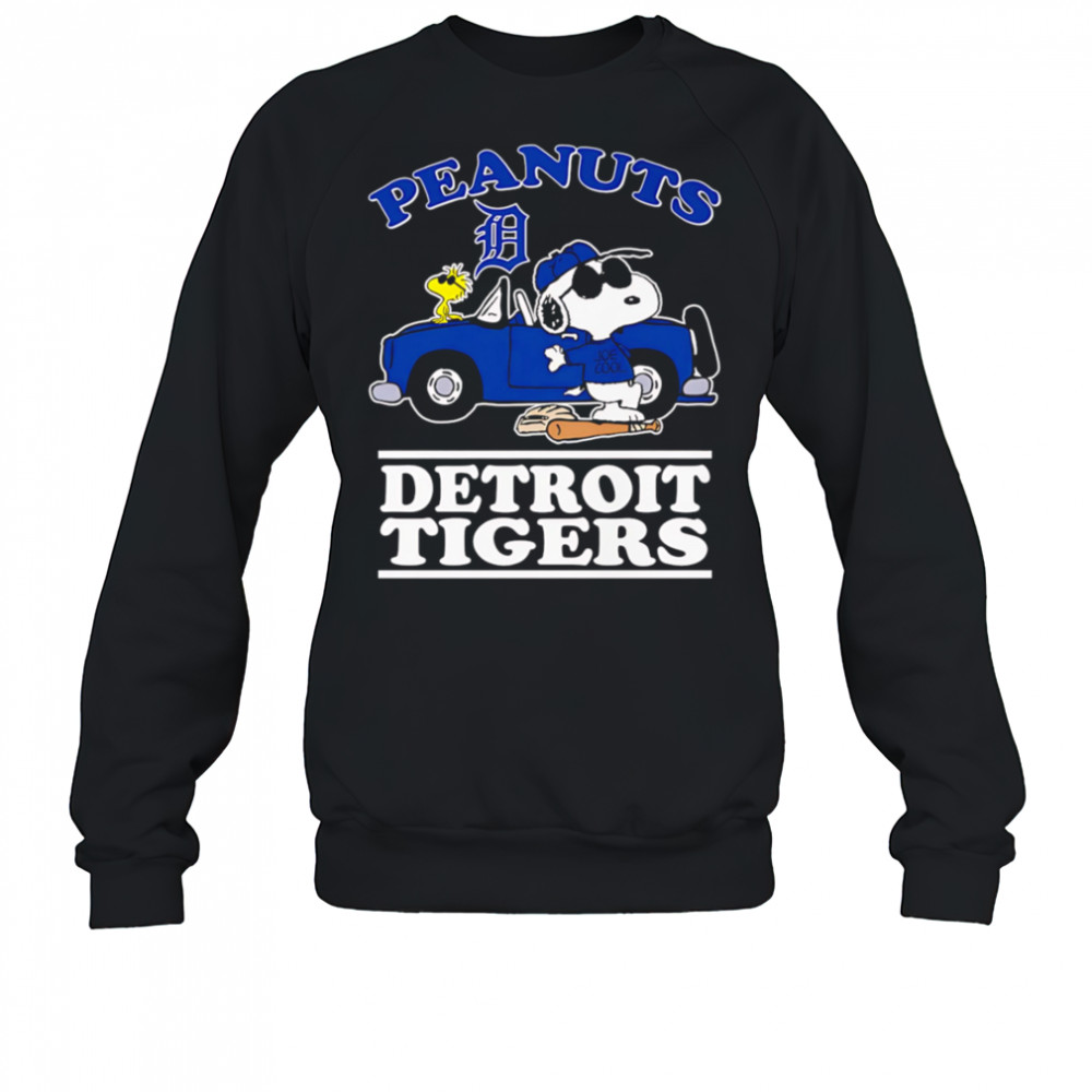 Snoopy and Woodstock Peanuts Detroit Tigers shirt Sweatshirt