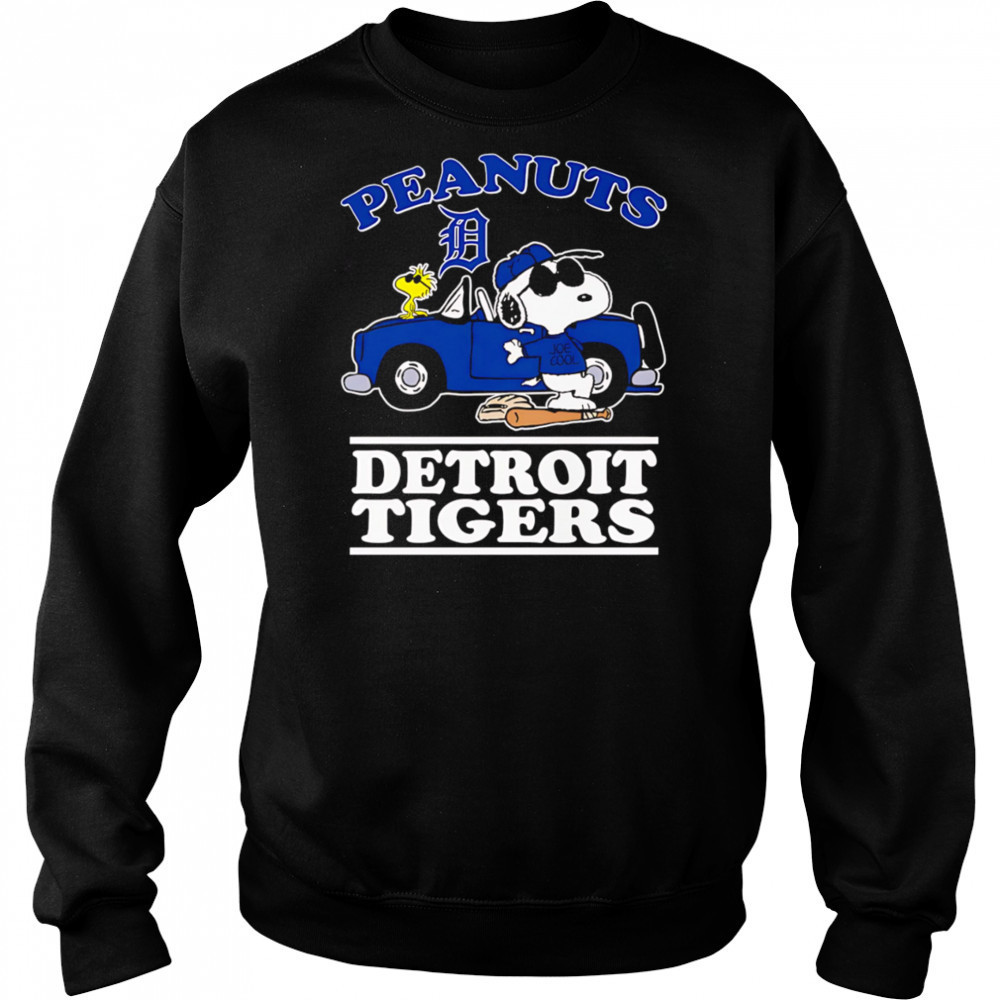 Snoopy and Woodstock Peanuts Detroit Tigers shirt Hoodie