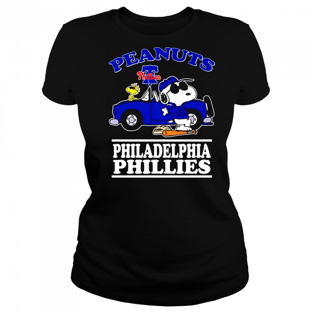 Snoopy and Woodstock Peanuts Philadelphia Phillies shirt Women's T-shirt