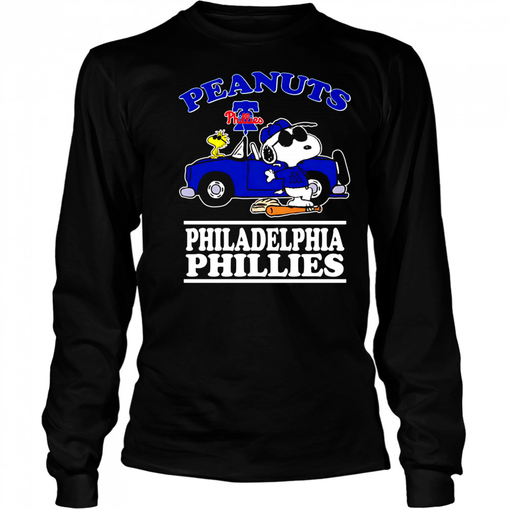 Snoopy and Woodstock Peanuts Philadelphia Phillies shirt Long Sleeved