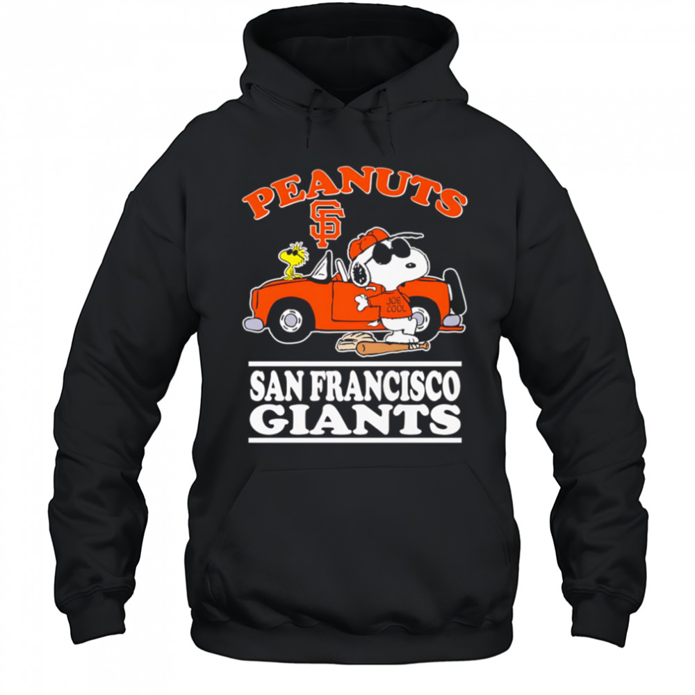 Snoopy and Woodstock Peanuts San Francisco Giants shirt Hoodie