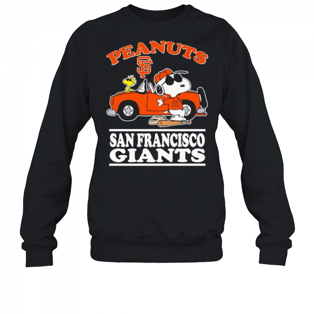 Snoopy and Woodstock Peanuts San Francisco Giants shirt Sweatshirt