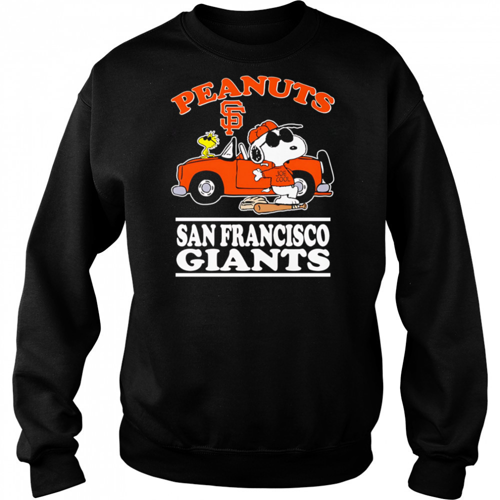 Snoopy and Woodstock Peanuts San Francisco Giants shirt Hoodie